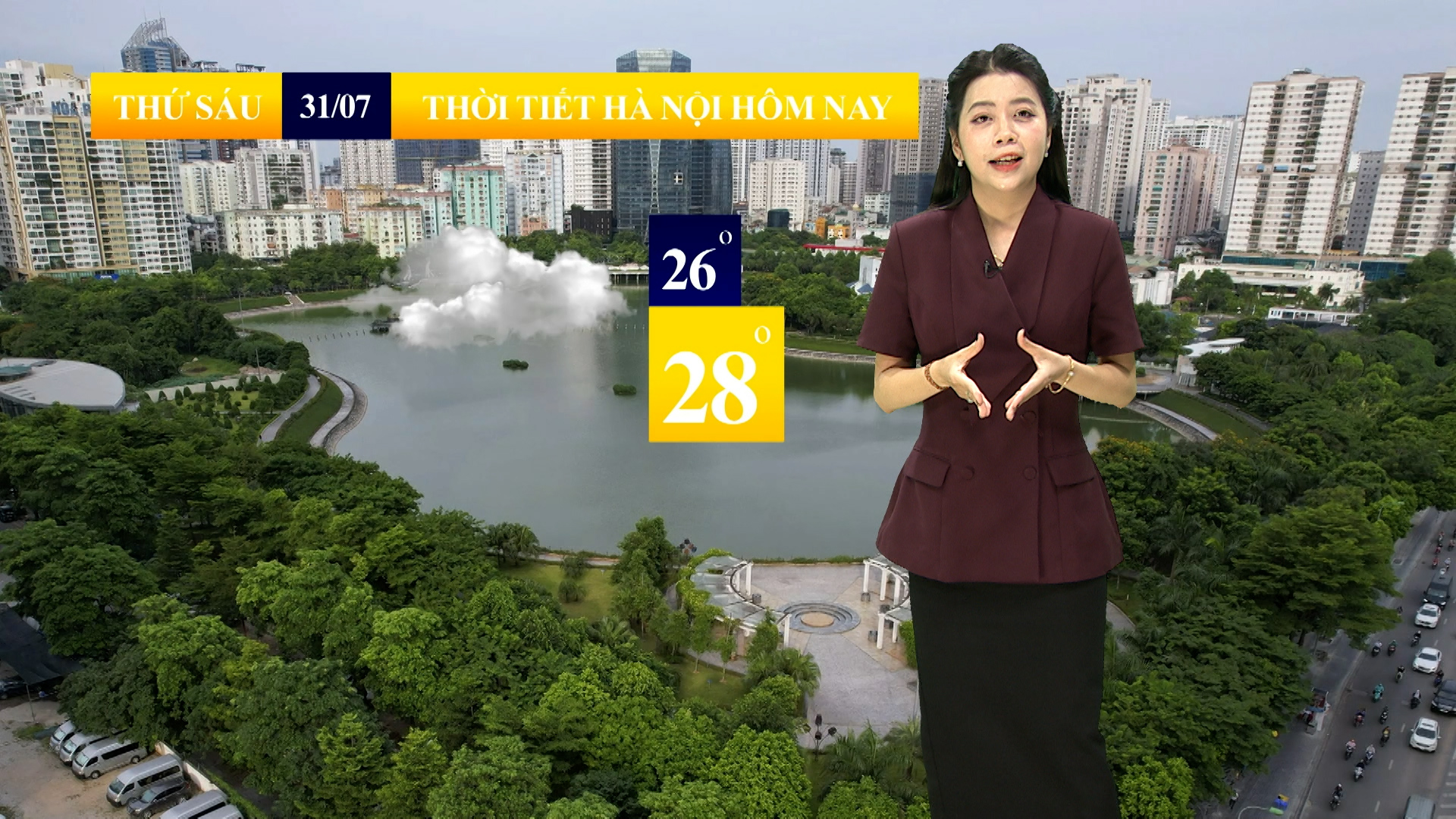Dự báo thời tiết sáng | 31/07/2026