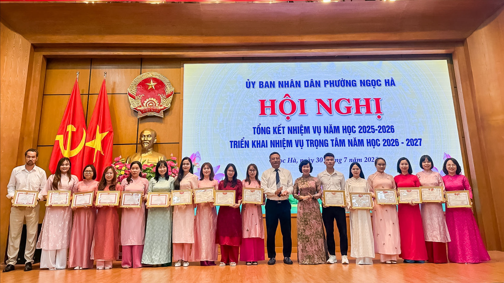 Phường Ngọc Hà tổng kết năm học 2025 - 2026