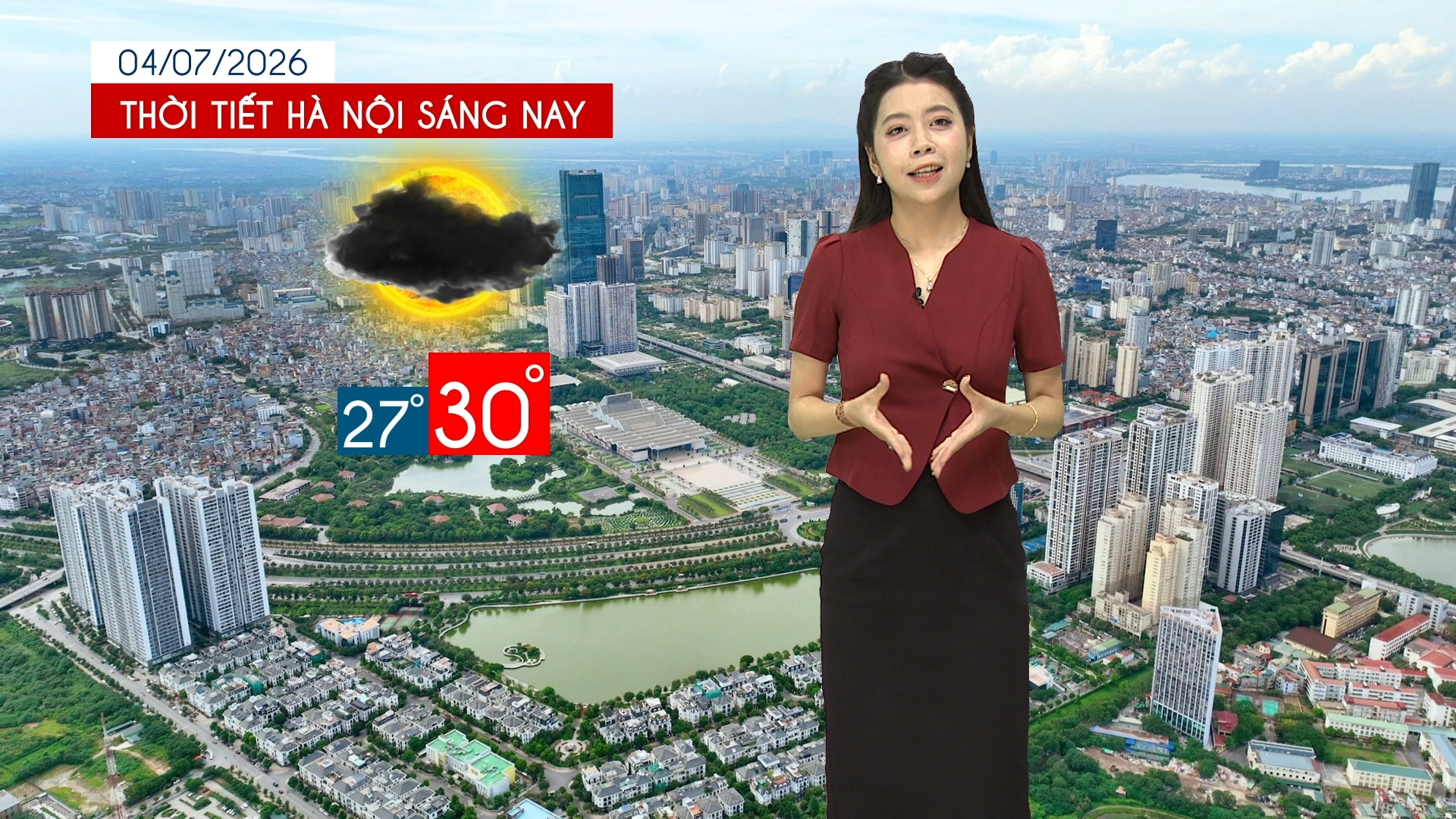 Dự báo thời tiết trưa | 04/07/2026