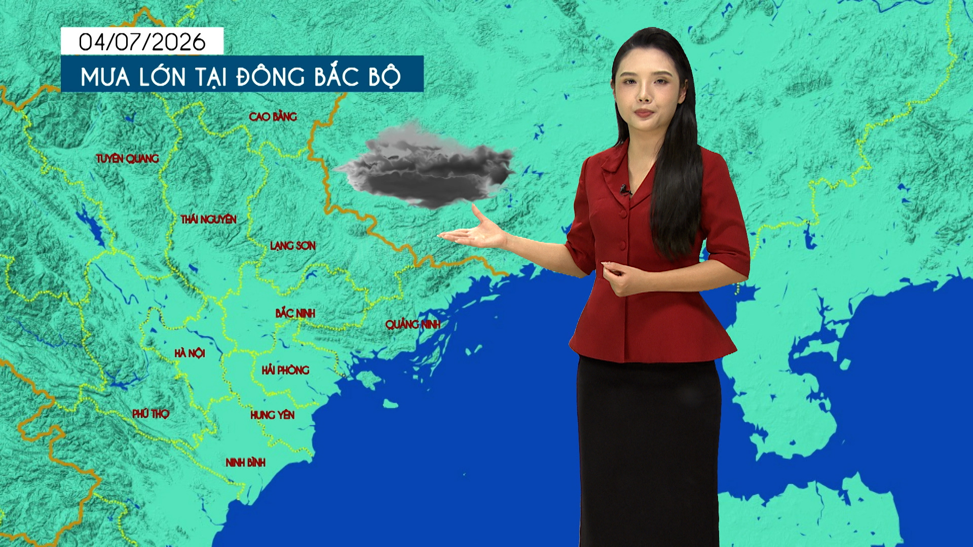 Dự báo thời tiết tối | 04/07/2026