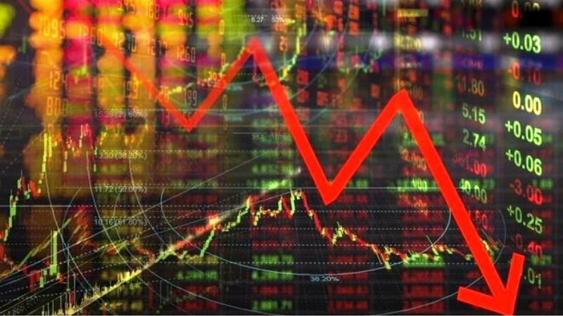 Thị trường chứng khoán sụt giảm gần 10 điểm sau một tuần
