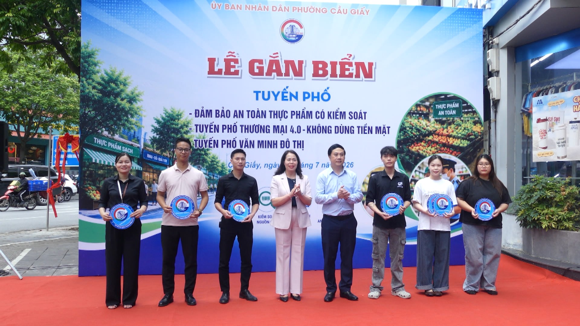 Phường Cầu Giấy xây dựng tuyến phố văn minh hiện đại
