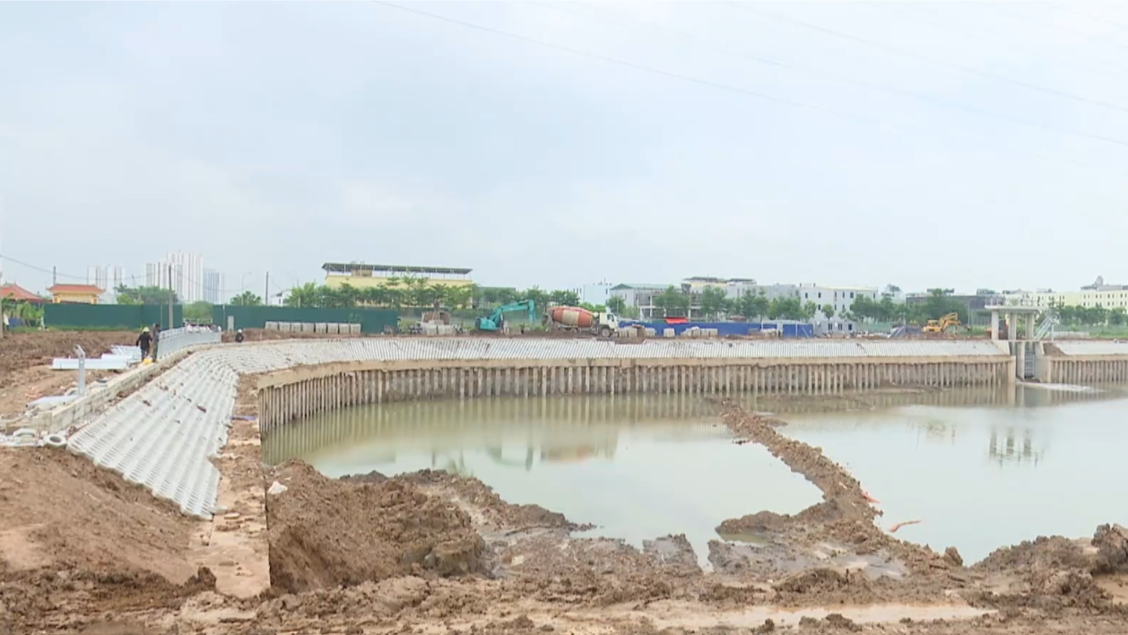 Hà Nội: Đảm bảo tiến độ hồ điều hòa Yên Nghĩa 1
