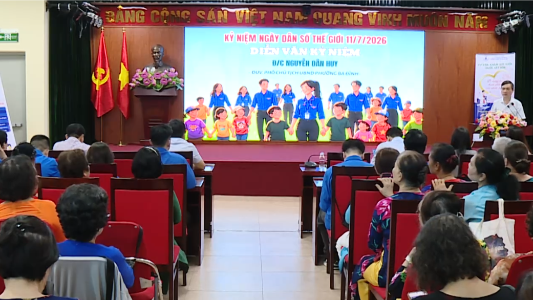 Phường Ba Đình hưởng ứng Ngày Dân số thế giới 11/7
