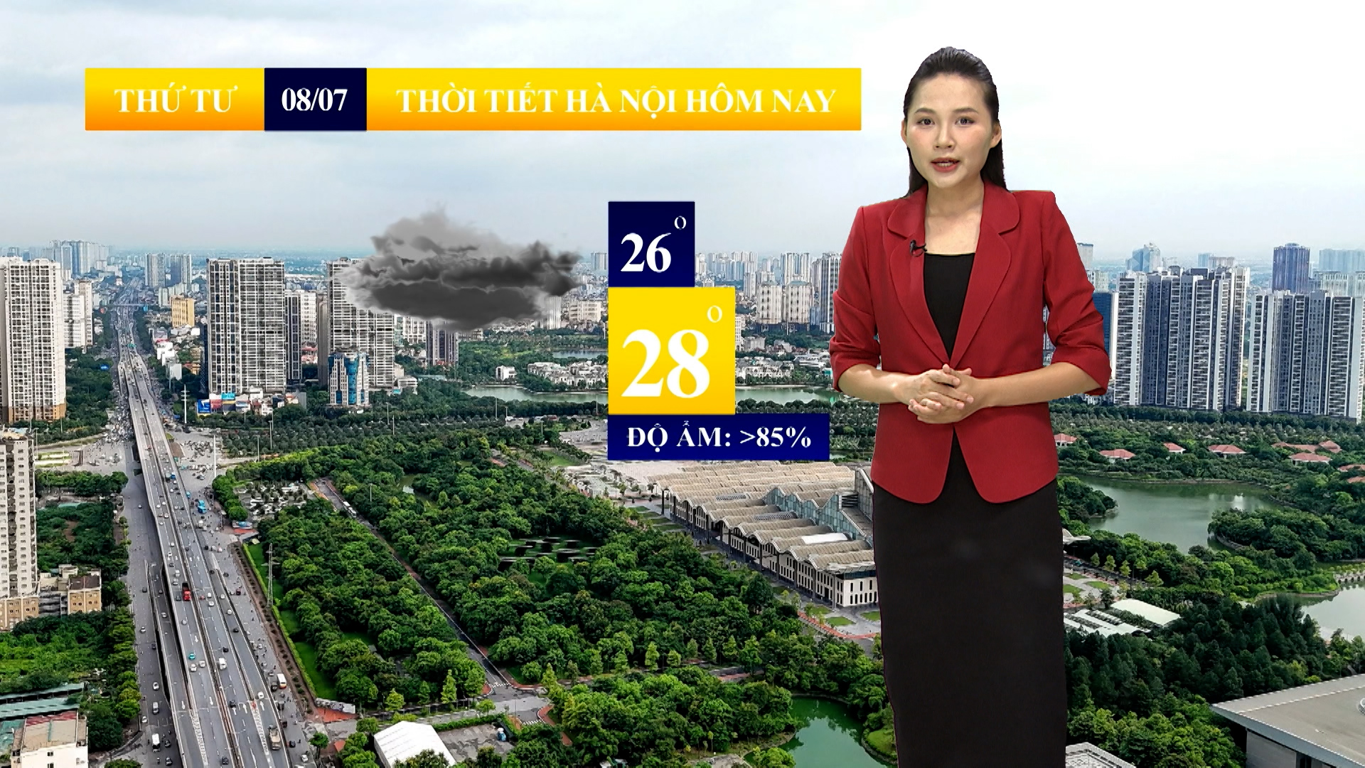 Dự báo thời tiết sáng | 08/07/2026