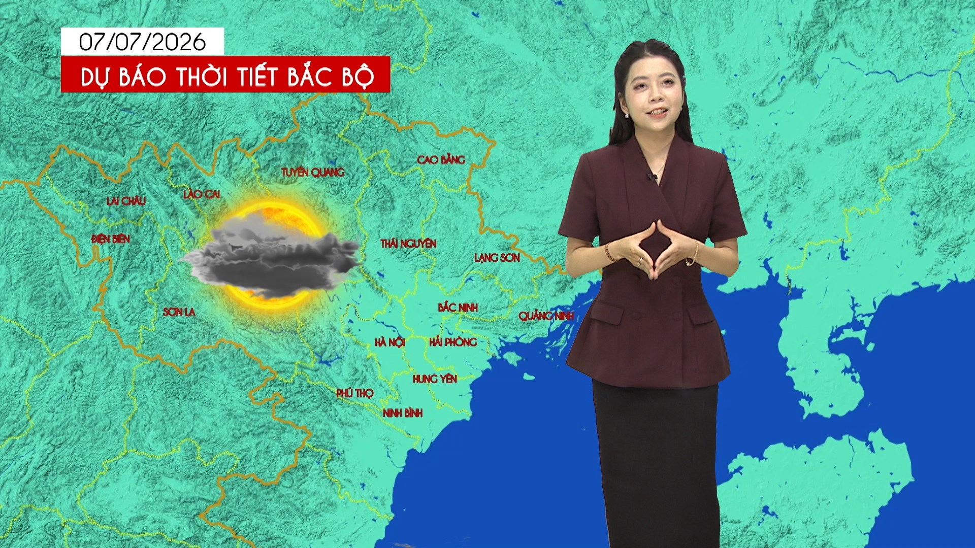  Dự báo thời tiết trưa | 07/07/2026