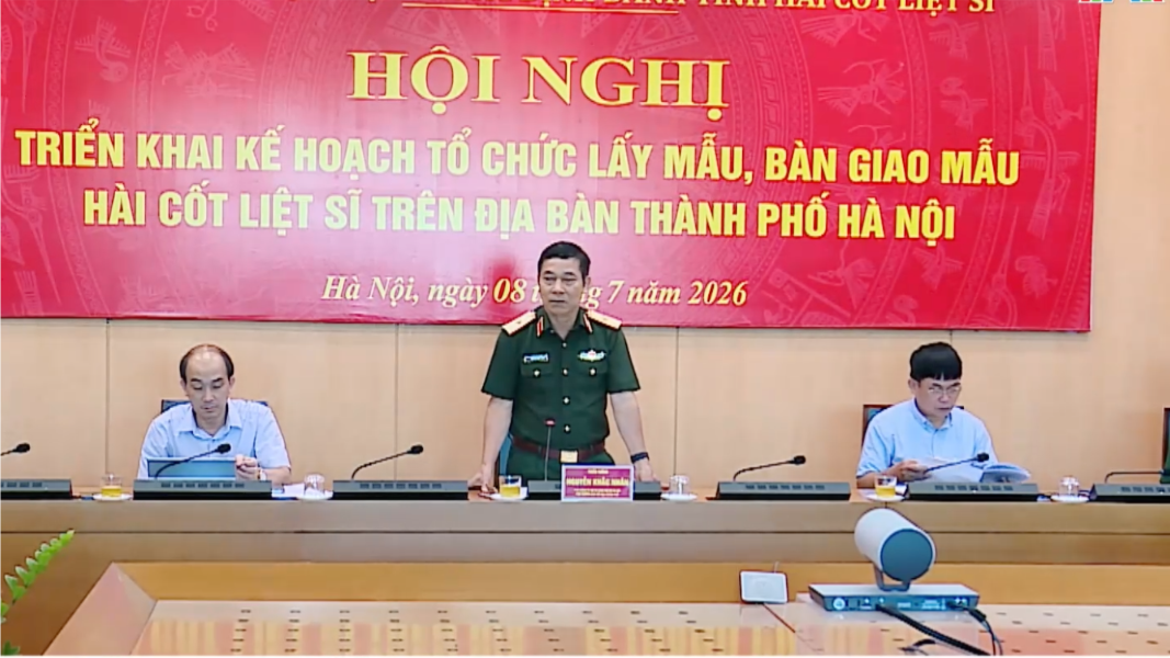 Hà Nội thành lập 20 tổ lấy mẫu, bàn giao mẫu hài cốt liệt sĩ