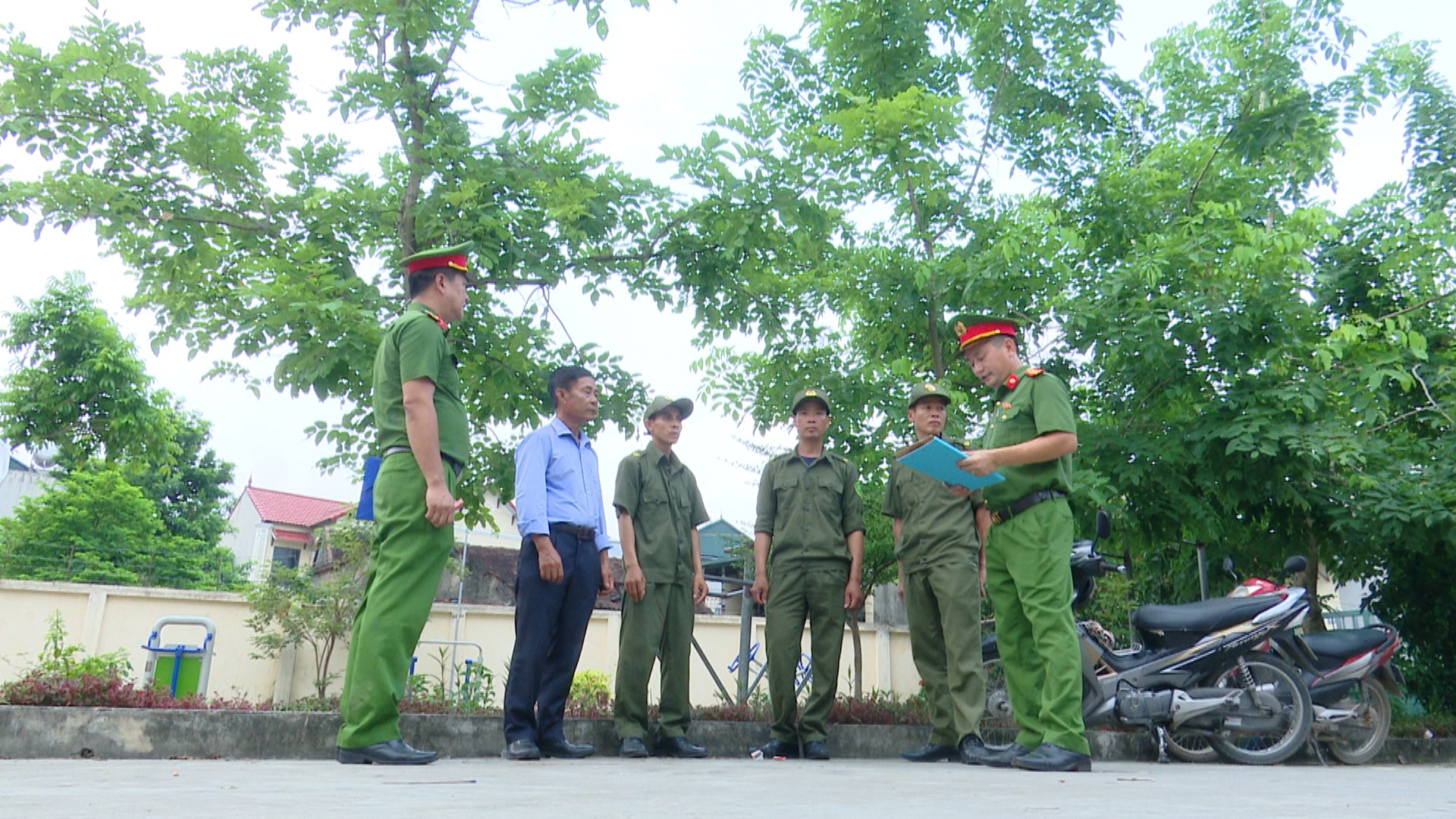 Phong trào 'Ba nhất' tại Công an xã Quảng Bị
