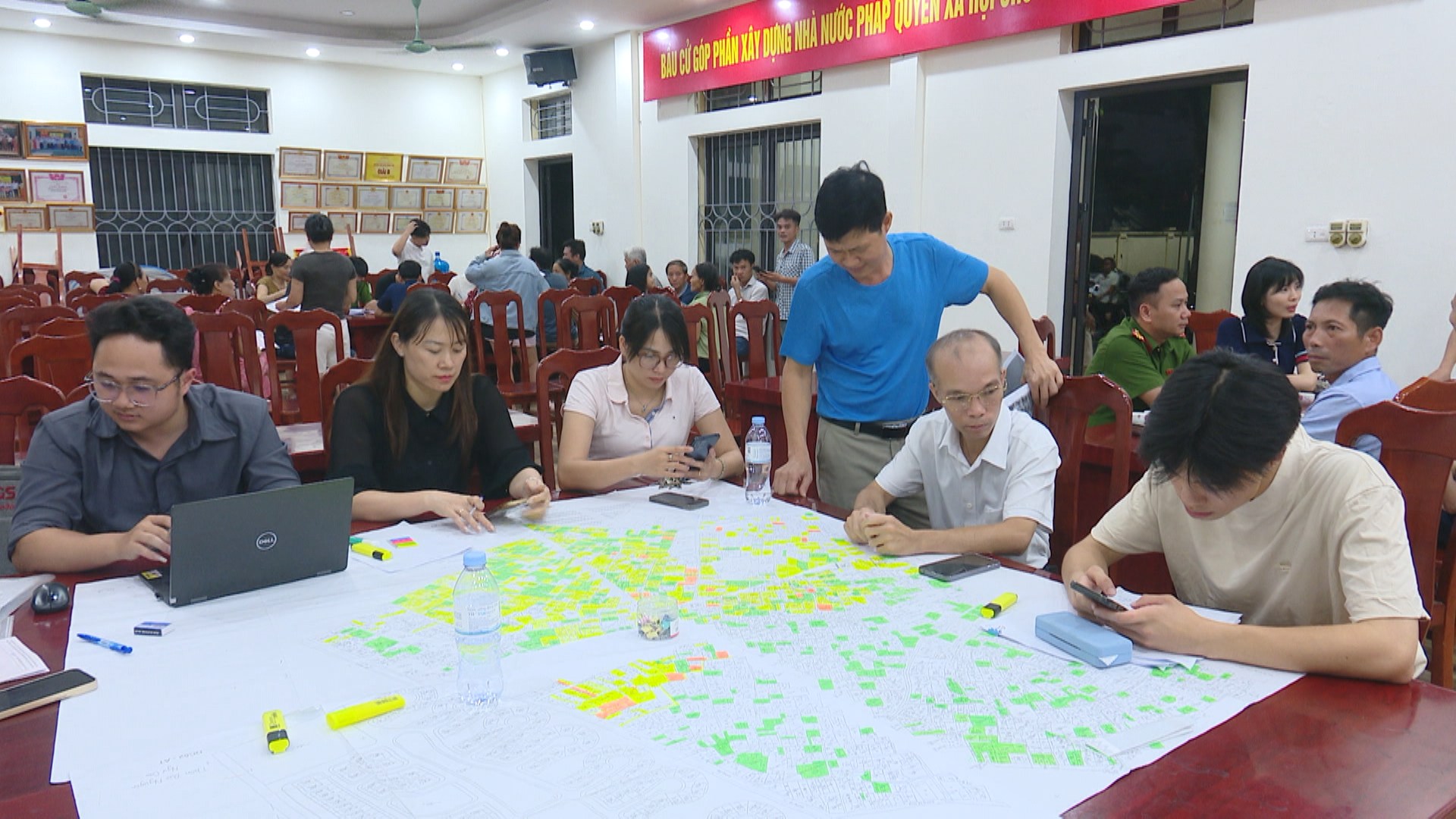 Xã An Khánh làm sạch dữ liệu từng thửa đất