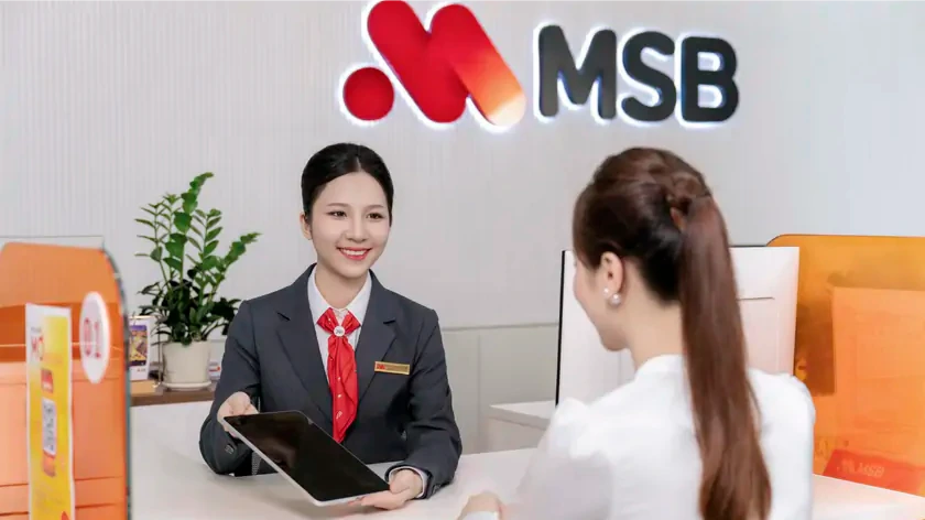 MSB báo lãi hơn 3.400 tỷ đồng nửa đầu năm