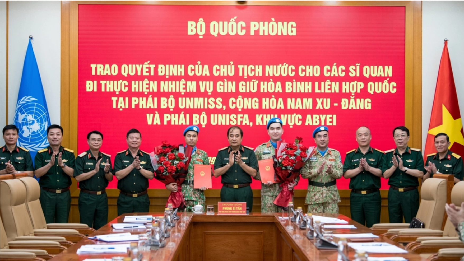 Việt Nam cử thêm sĩ quan tham gia gìn giữ hòa bình LHQ