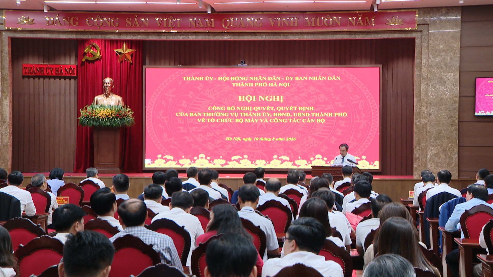 Sắp xếp, kiện toàn tổ chức bộ máy đảm bảo tinh gọn, hiệu lực, hiệu quả