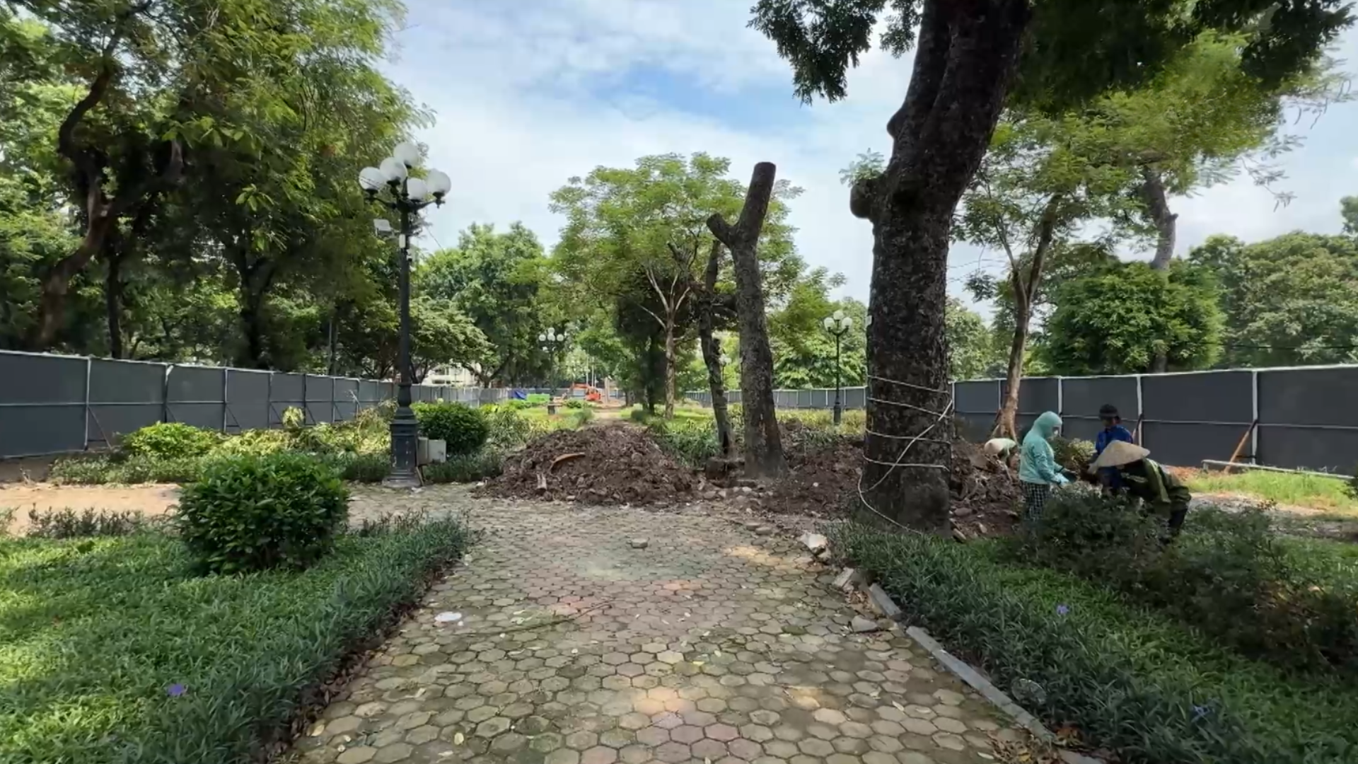 Hà Nội cải tạo Quảng trường trước Công viên Thống Nhất