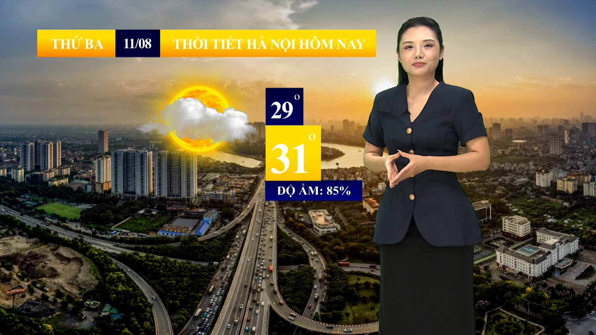 Dự báo thời tiết sáng | 11/08/2026