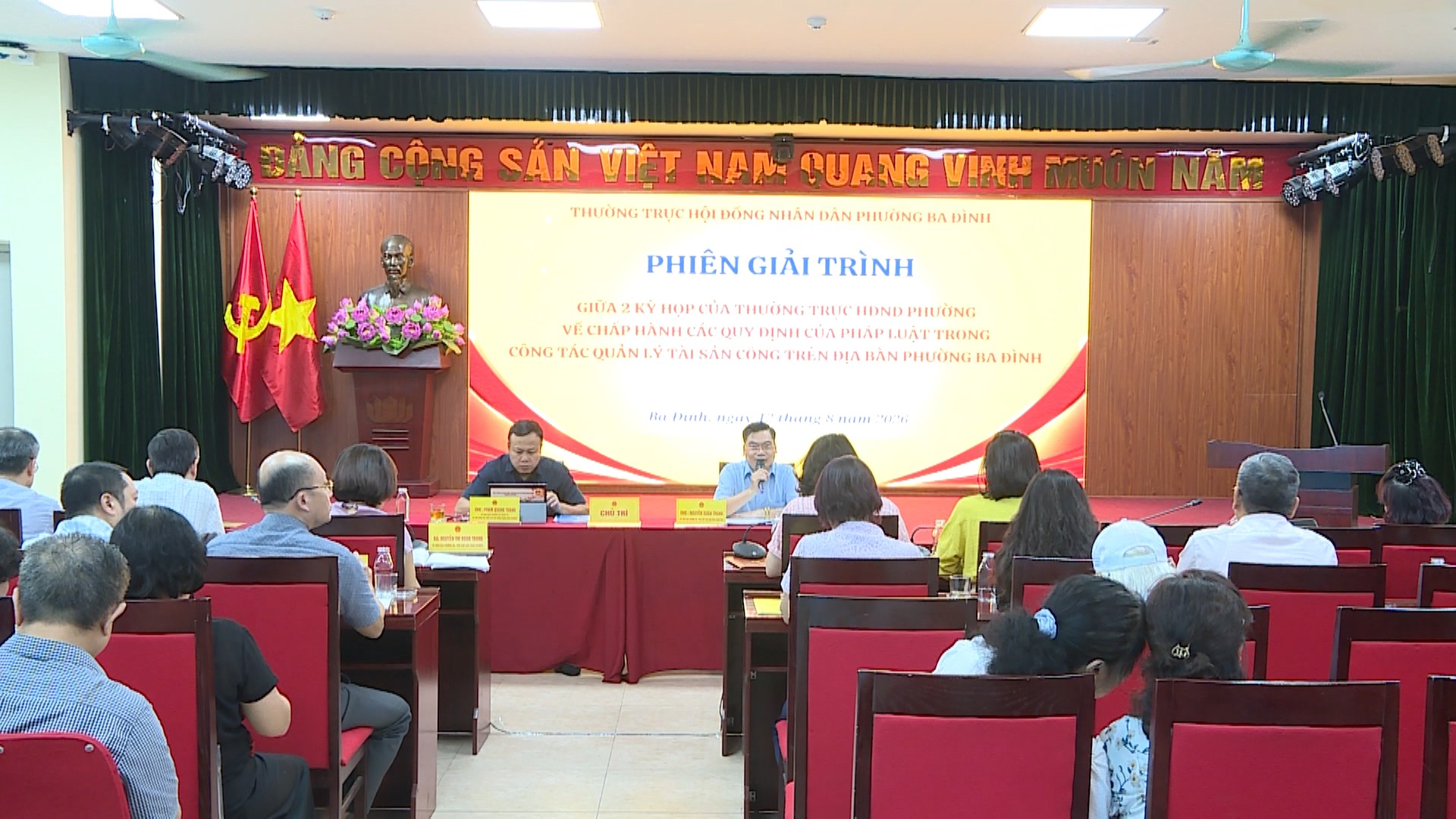 Phường Ba Đình giải trình công tác quản lý 83 tài sản công