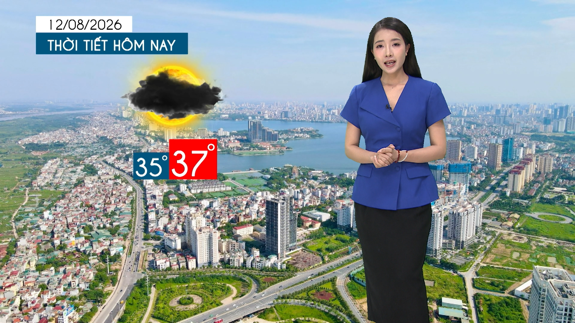 Dự báo thời tiết tối | 12/08/2026