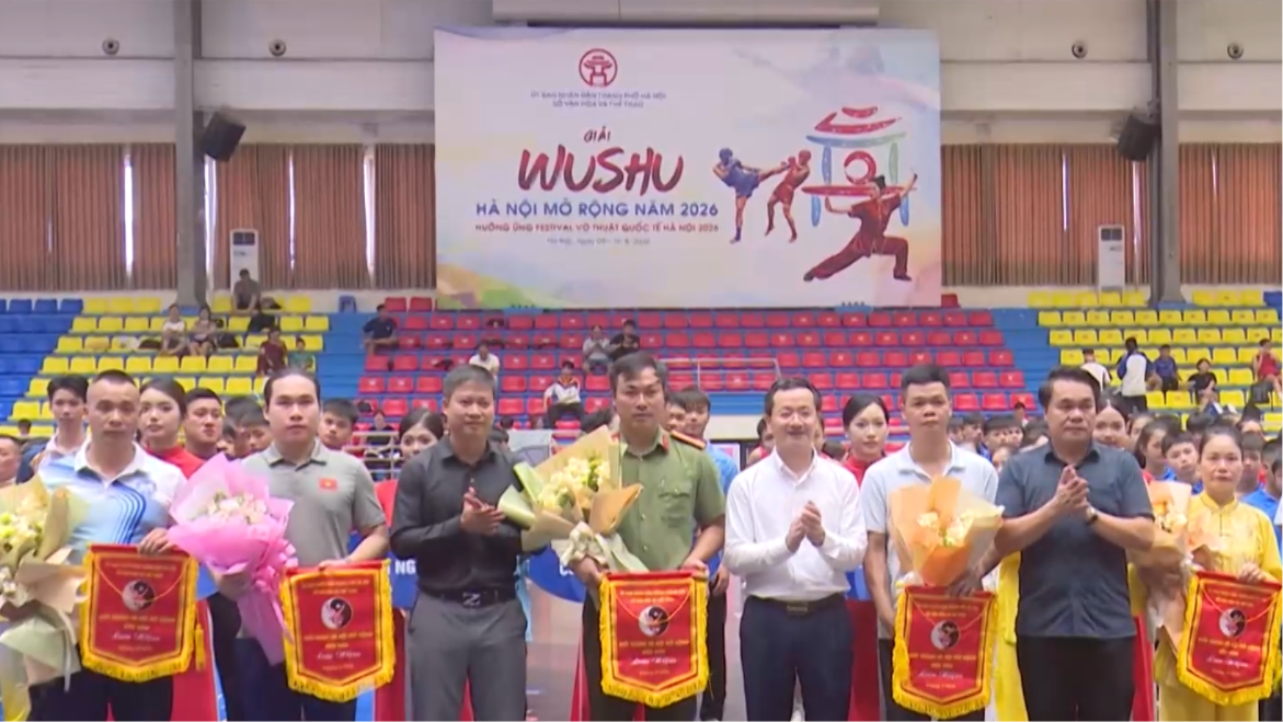 Khởi tranh giải Wushu Hà Nội mở rộng 2026