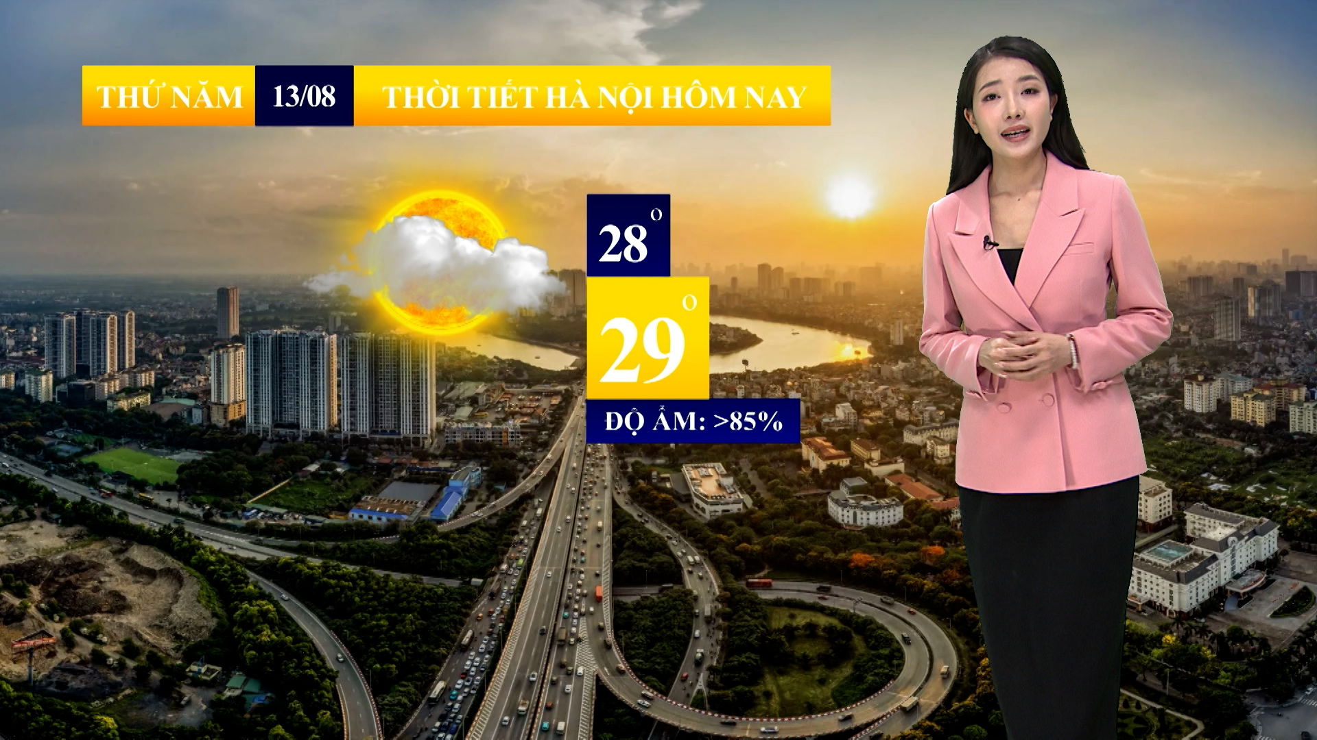 Dự báo thời tiết sáng | 13/08/2026