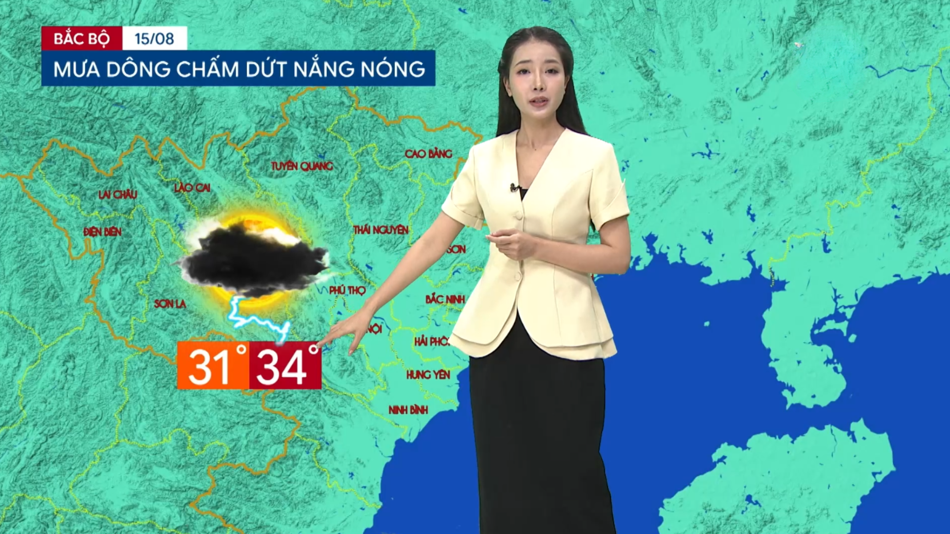 Dự báo thời tiết tối | 15/08/2026