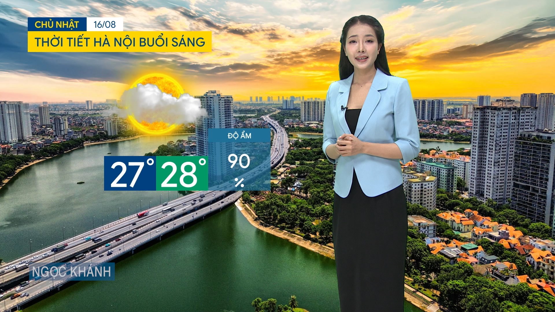 Dự báo thời tiết sáng | 16/08/2026