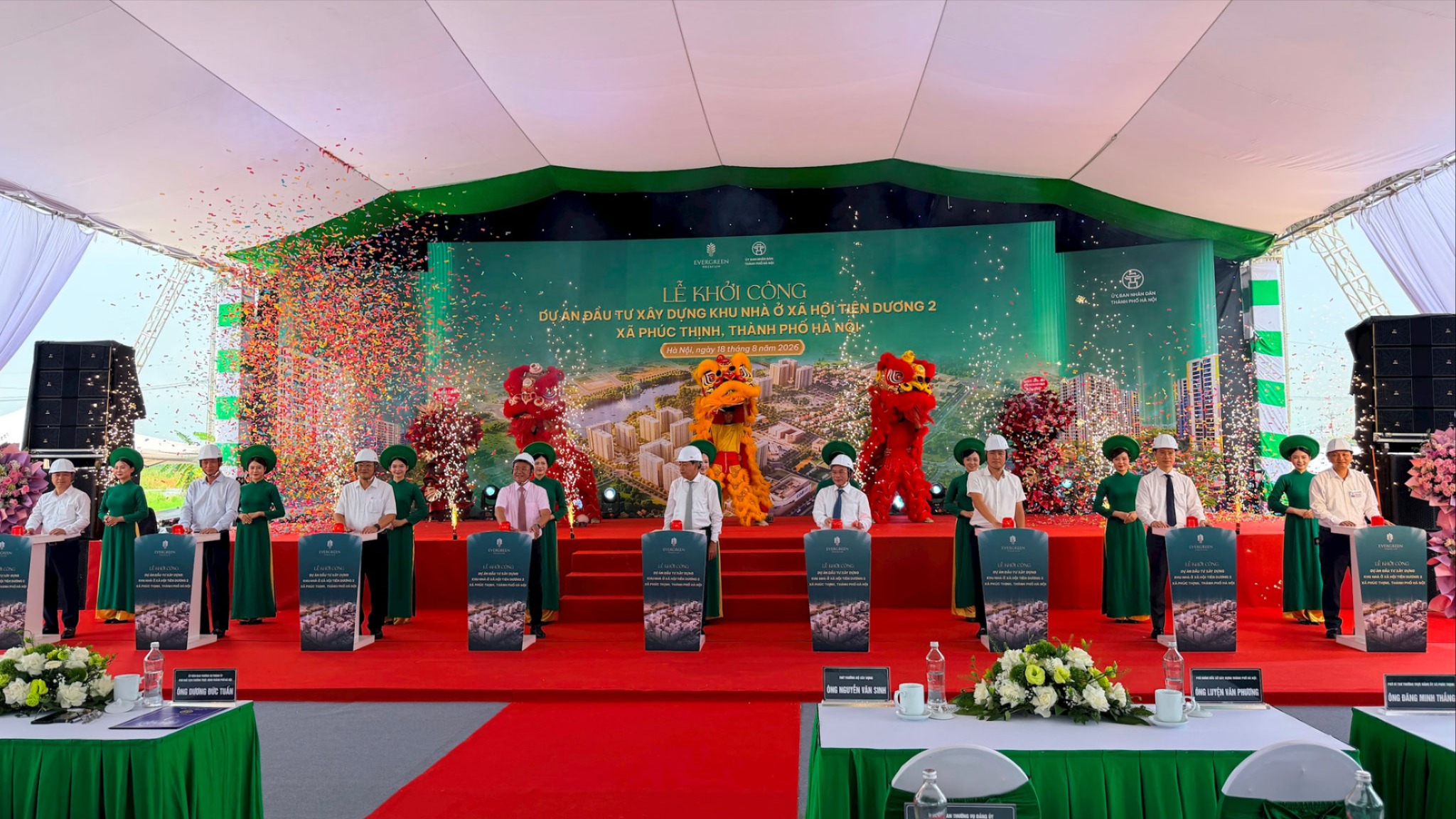Khởi công dự án nhà ở xã hội Tiên Dương 2