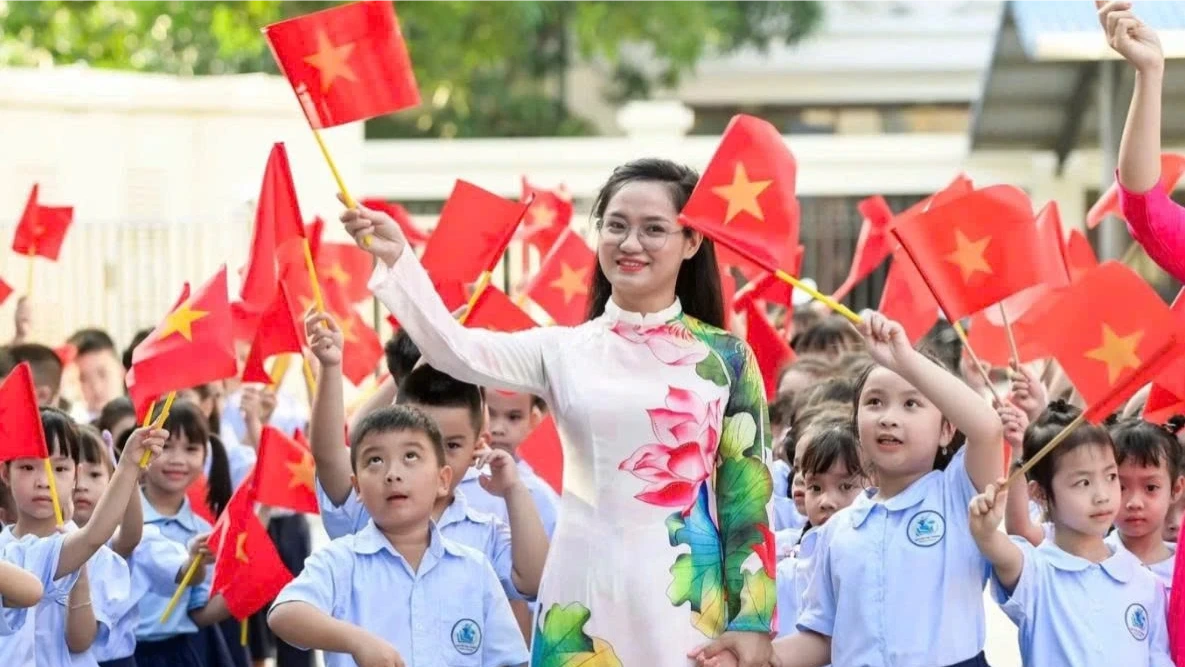 Ngày khai giảng hướng về những ngôi trường mới nơi biên giới 