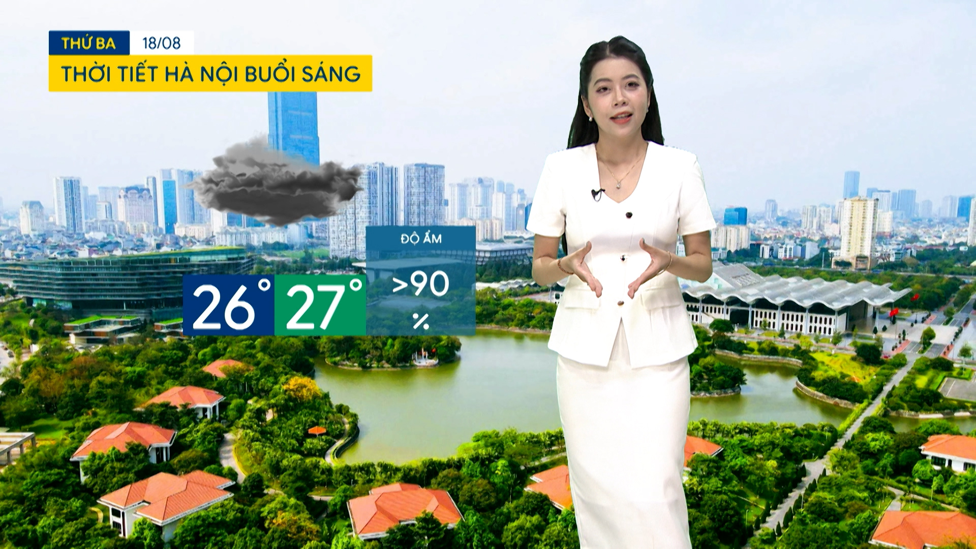 Dự báo thời tiết sáng | 18/08/2026