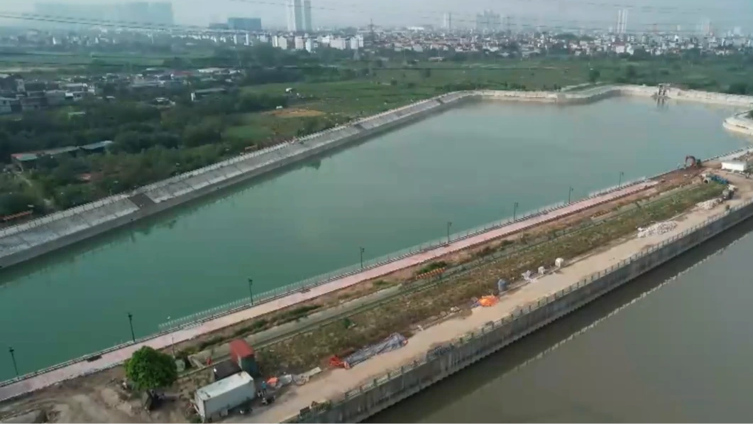 Trạm bơm Yên Nghĩa sẵn sàng chống úng 