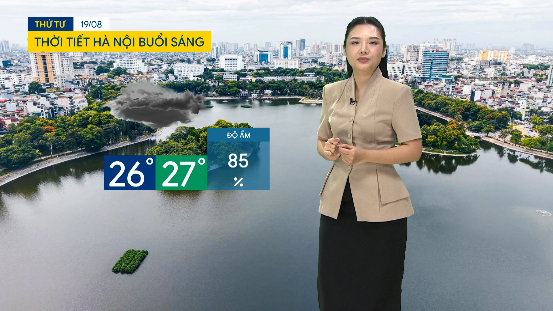 Dự báo thời tiết sáng | 19/08/2026
