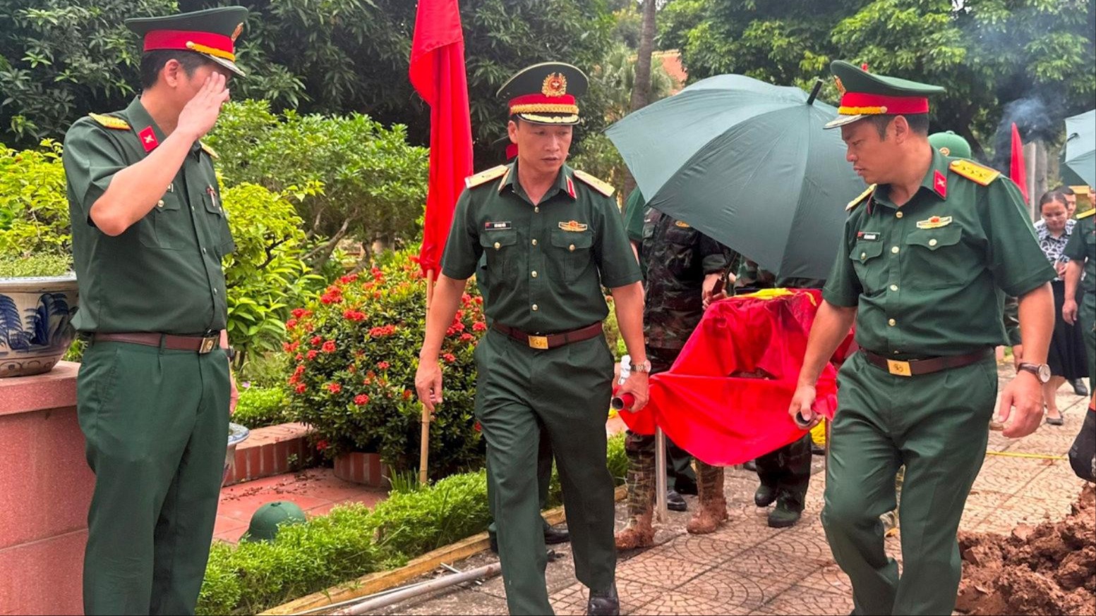 Triển khai lấy mẫu ADN tại Nghĩa trang liệt sĩ Nhổn