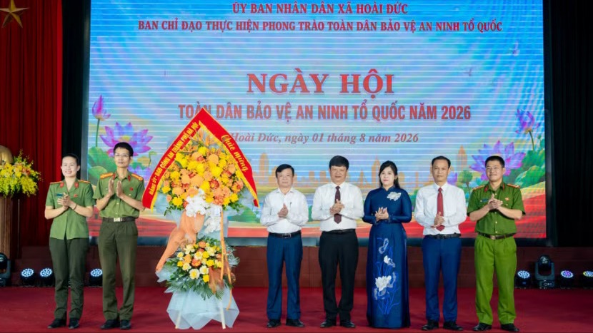 Ngày hội toàn dân bảo vệ an ninh Tổ quốc xã Hoài Đức