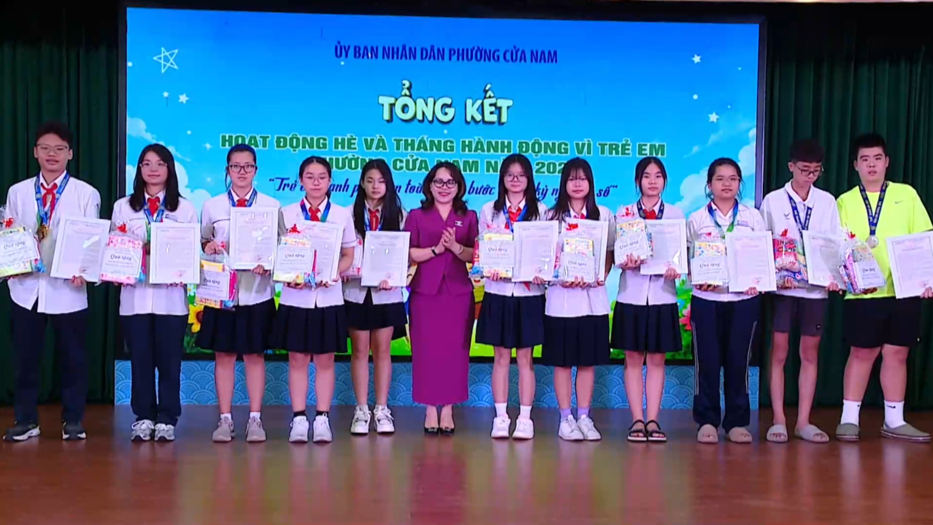 Phường Cửa Nam tổng kết Tháng hành động vì trẻ em