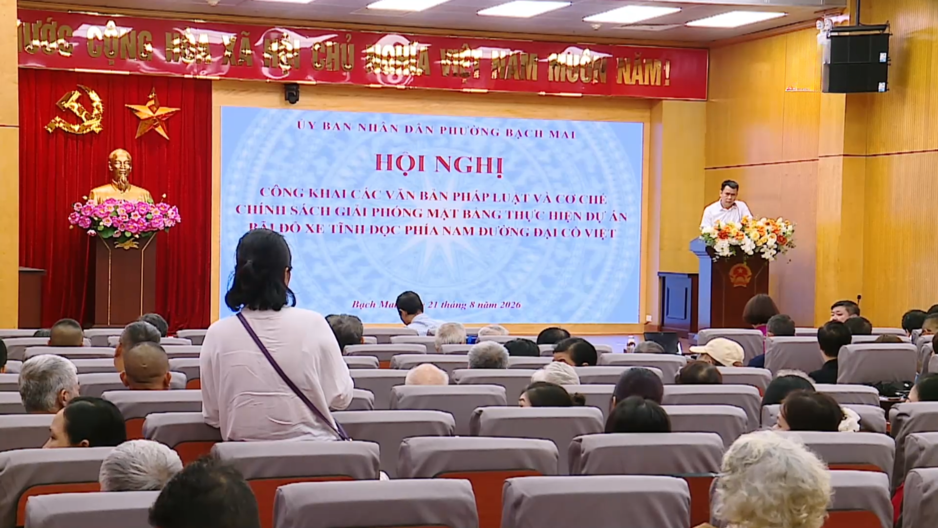 Minh bạch chính sách giải phóng mặt bằng dự án bãi đỗ xe Đại Cồ Việt