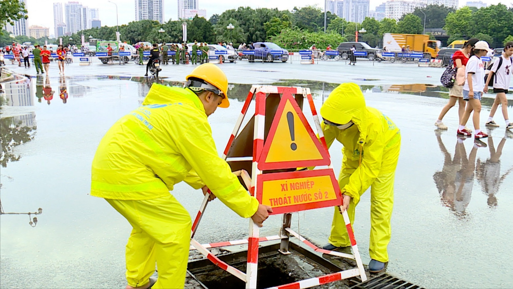 Hà Nội: Nhiều tuyến phố không phát sinh điểm úng ngập do mưa