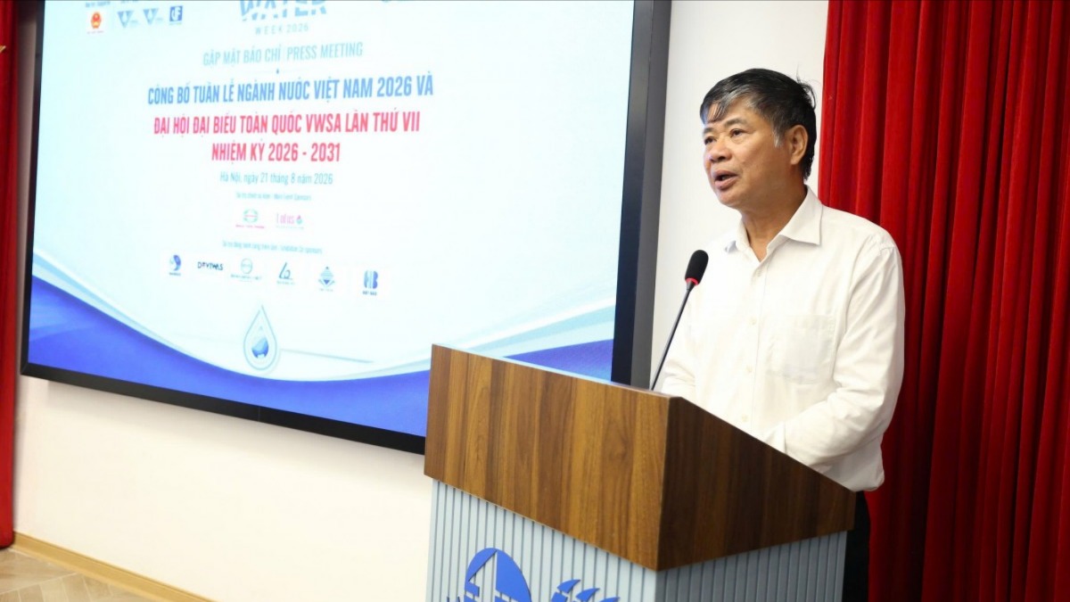 180 doanh nghiệp tham dự tuần lễ ngành nước Việt Nam 2026