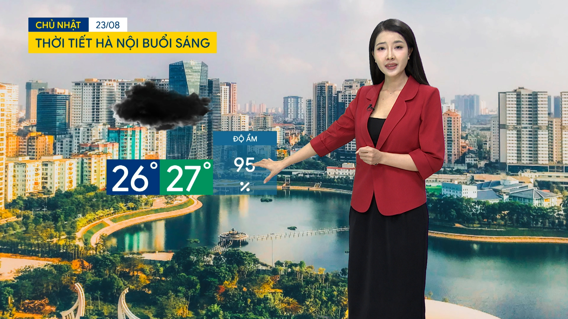 Dự báo thời tiết sáng | 23/08/2026