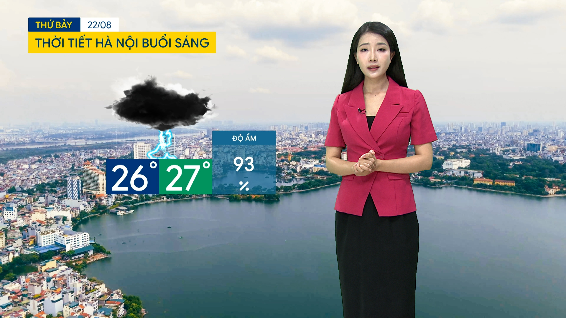 Dự báo thời tiết sáng | 22/08/2026
