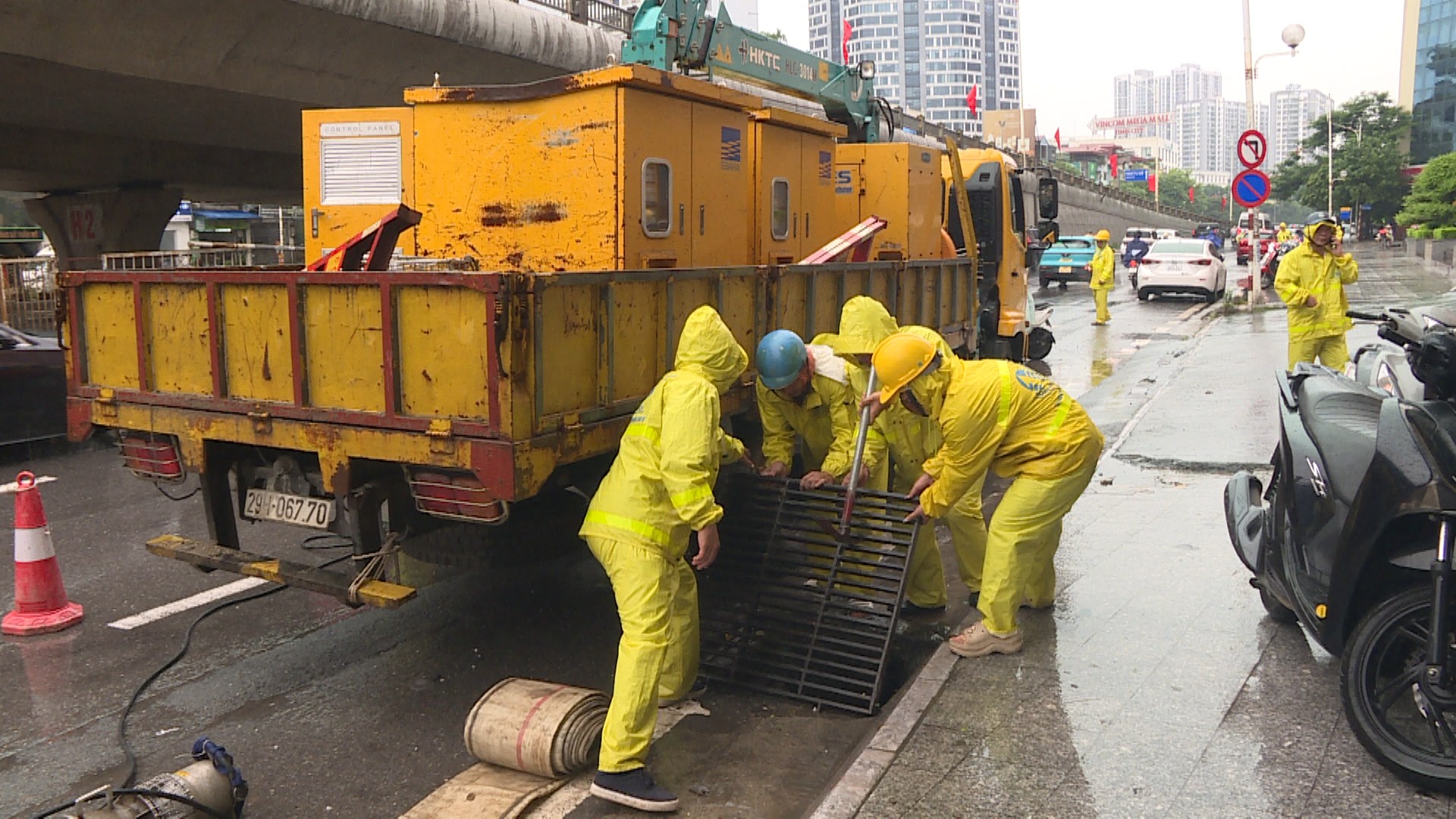 Hà Nội không ghi nhận ngập úng sau những trận mưa lớn