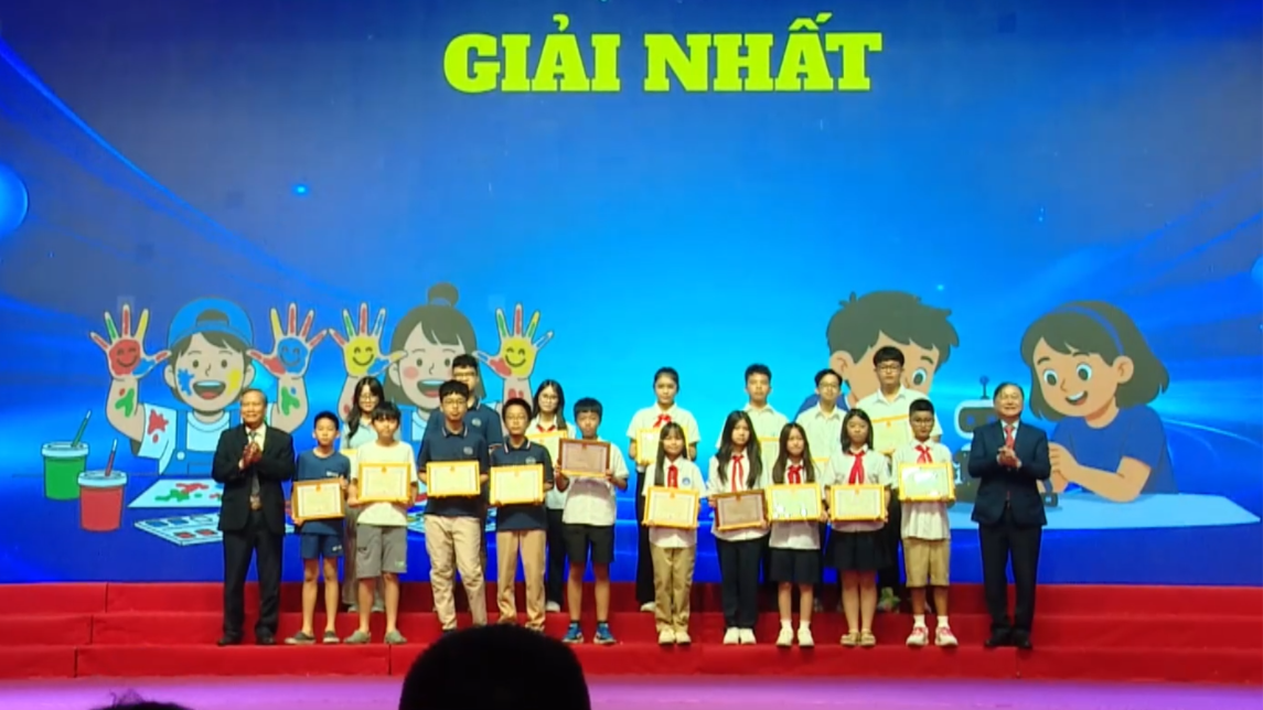 Hà Nội trao 85 giải Cuộc thi Sáng tạo dành cho thanh, thiếu niên