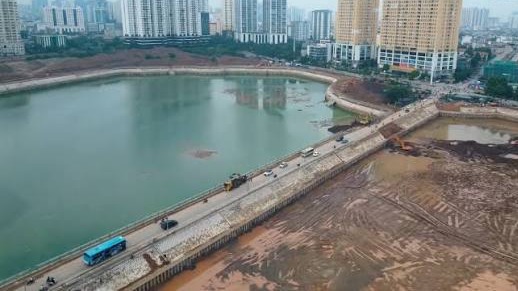 Hồ điều hòa góp phần chống ngập mùa mưa bão