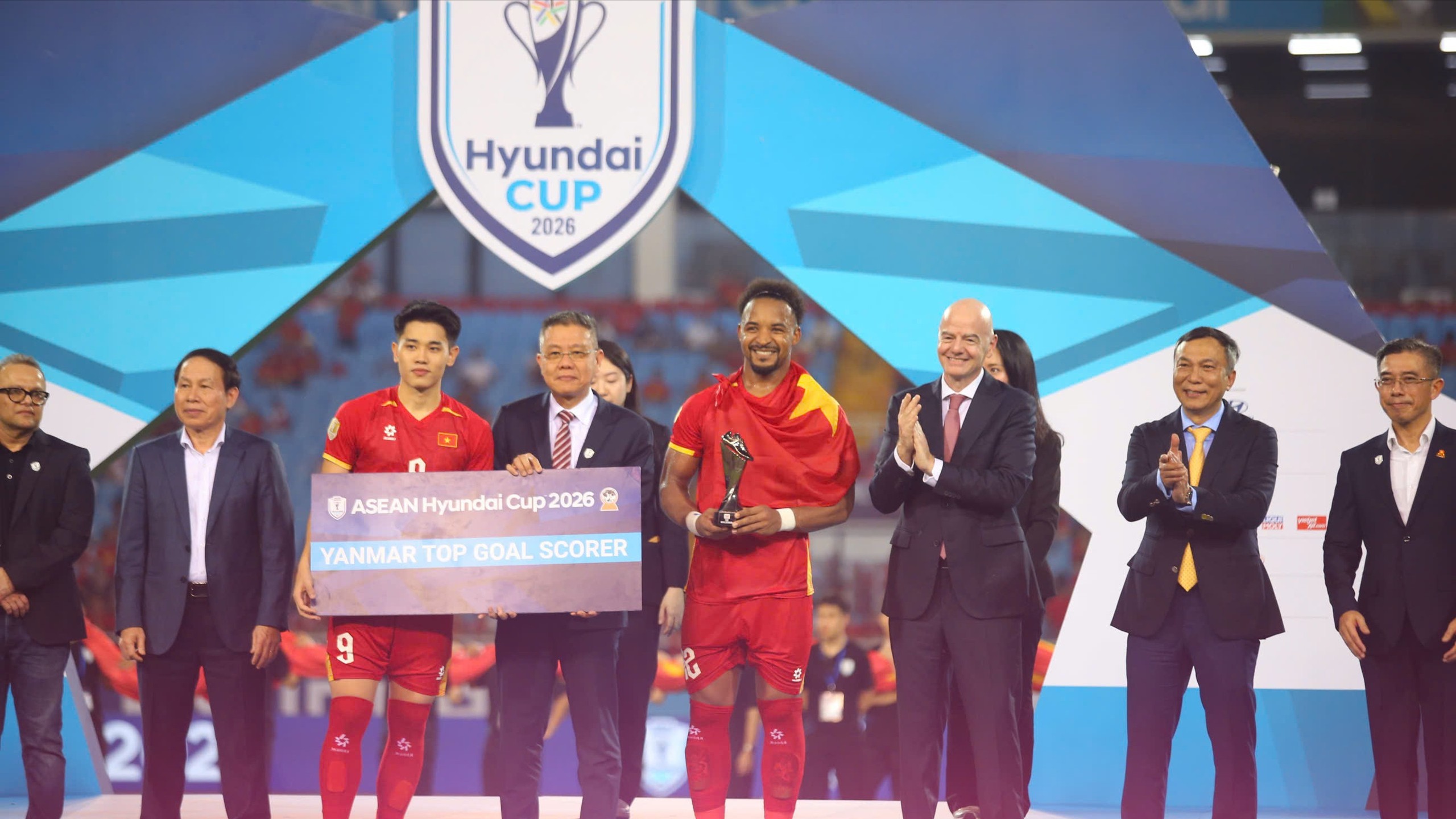 Đội tuyển Việt Nam thống trị danh hiệu cá nhân ASEAN Cup 2026