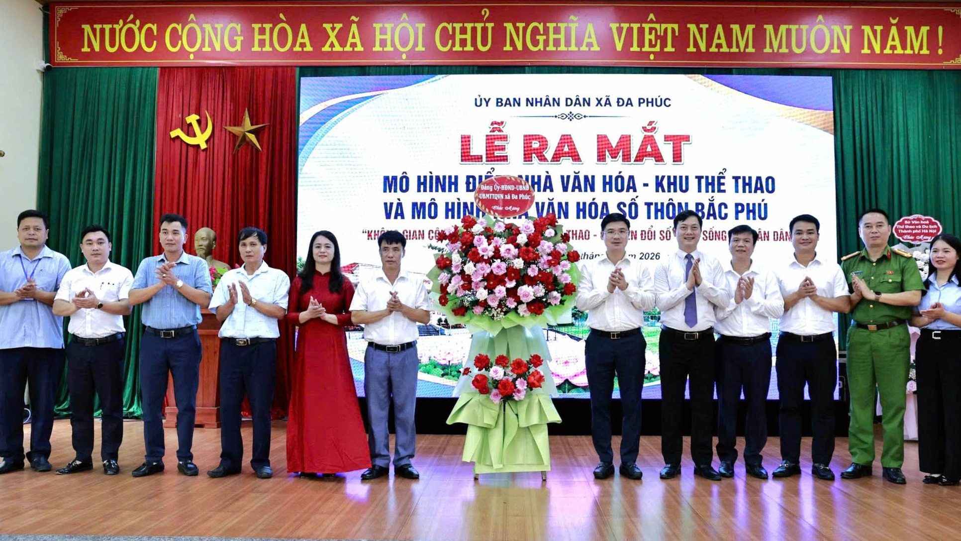 Xã Đa Phúc ra mắt mô hình nhà văn hóa số 