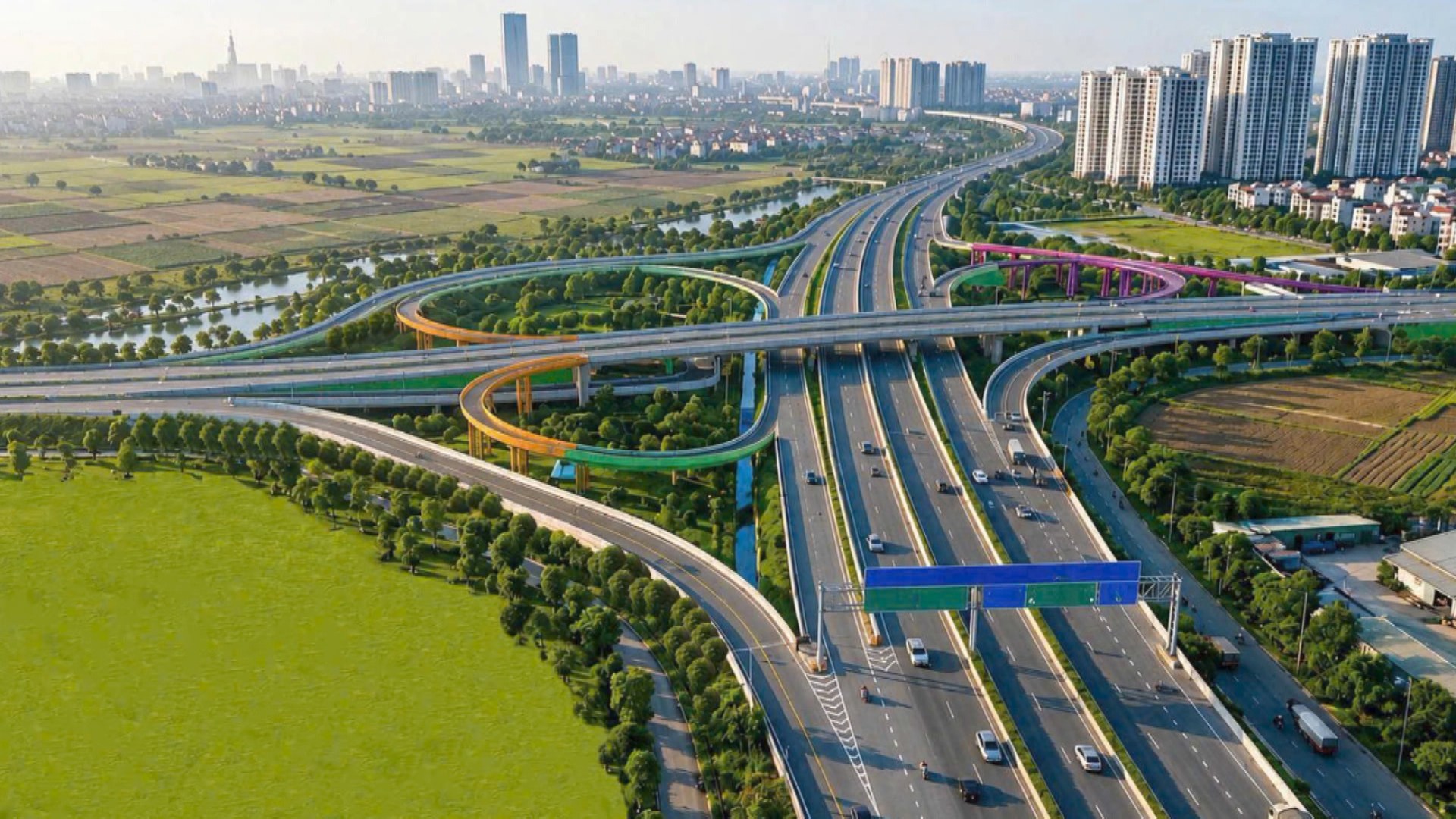 Hơn 5.600 tỷ đồng thực hiện dự án đường Vành đai 3,5 đoạn Phúc La - Văn Phú