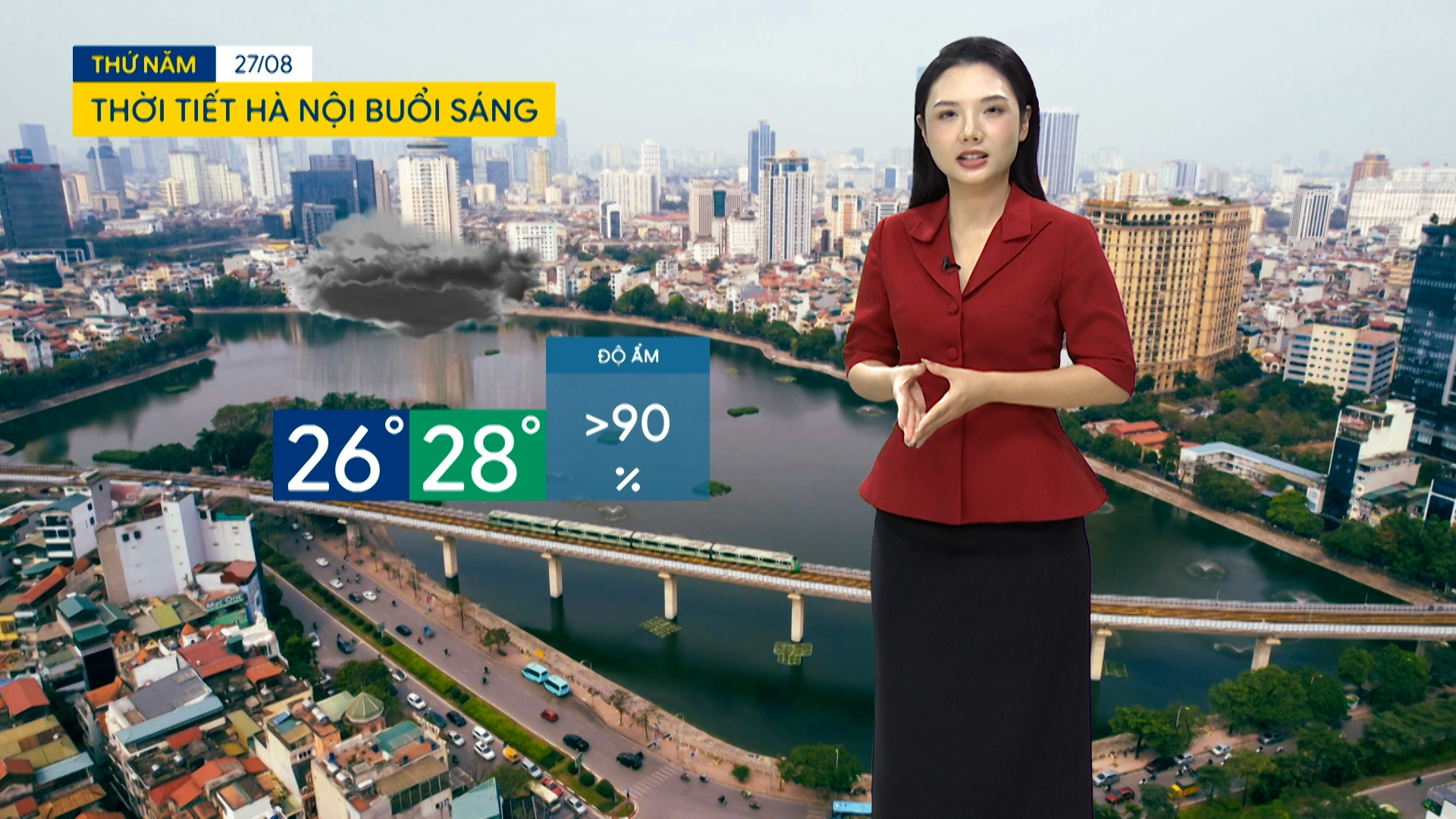 Dự báo thời tiết sáng | 27/08/2026