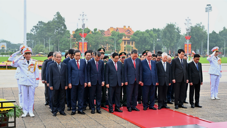 Lãnh đạo Đảng, Nhà nước vào Lăng viếng Chủ tịch Hồ Chí Minh