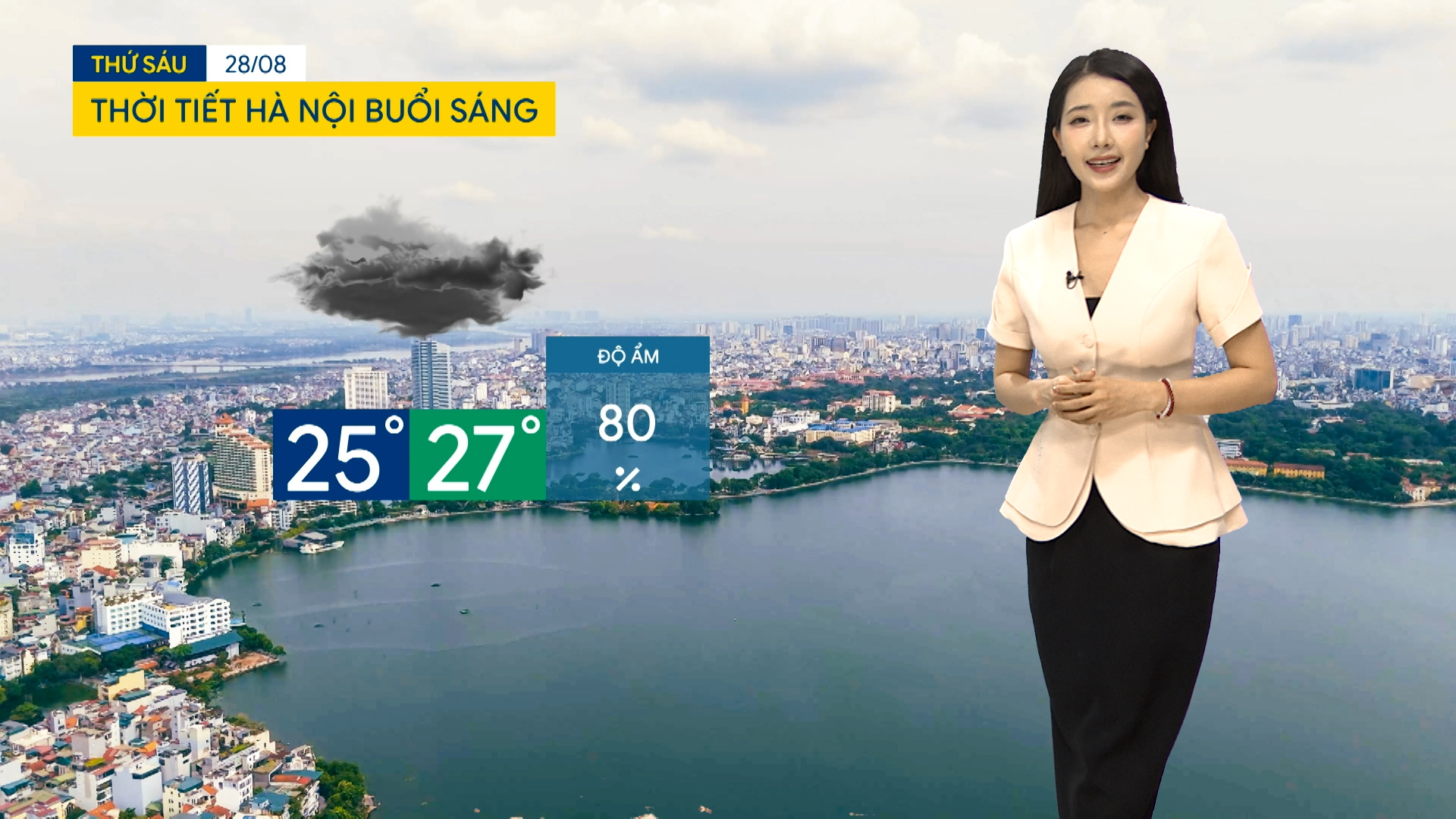 Dự báo thời tiết sáng | 28/08/2026