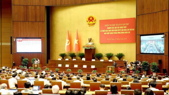 Bộ Chính trị, Ban Bí thư tổ chức Hội nghị toàn quốc quán triệt, triển khai thực hiện một số Nghị quyết, Chỉ thị