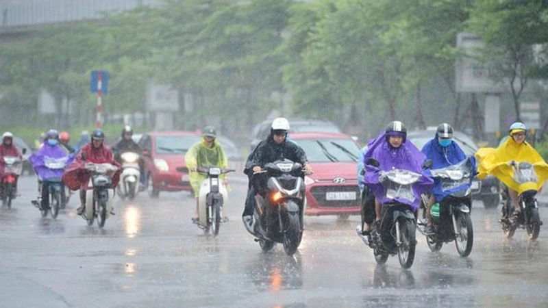 Hà Nội và các tỉnh miền Bắc đón mưa lớn từ đêm nay