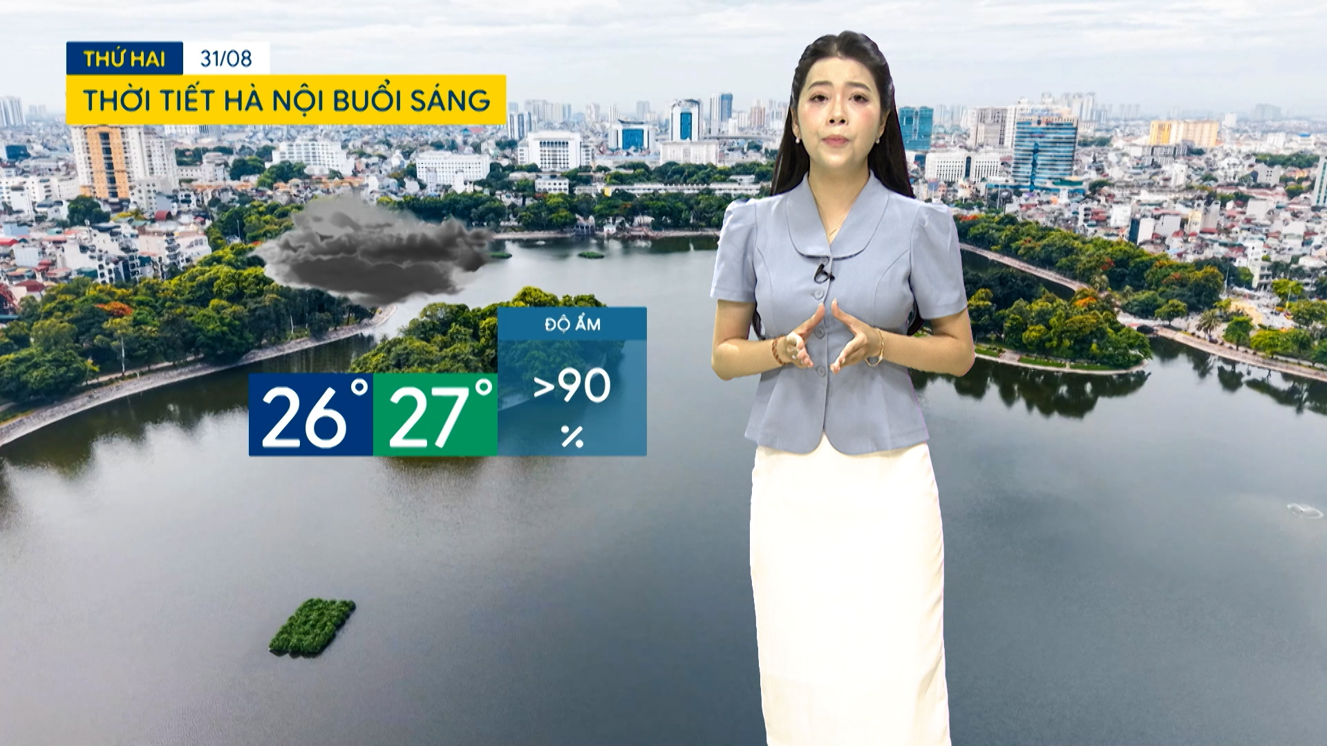 Dự báo thời tiết sáng | 31/08/2026