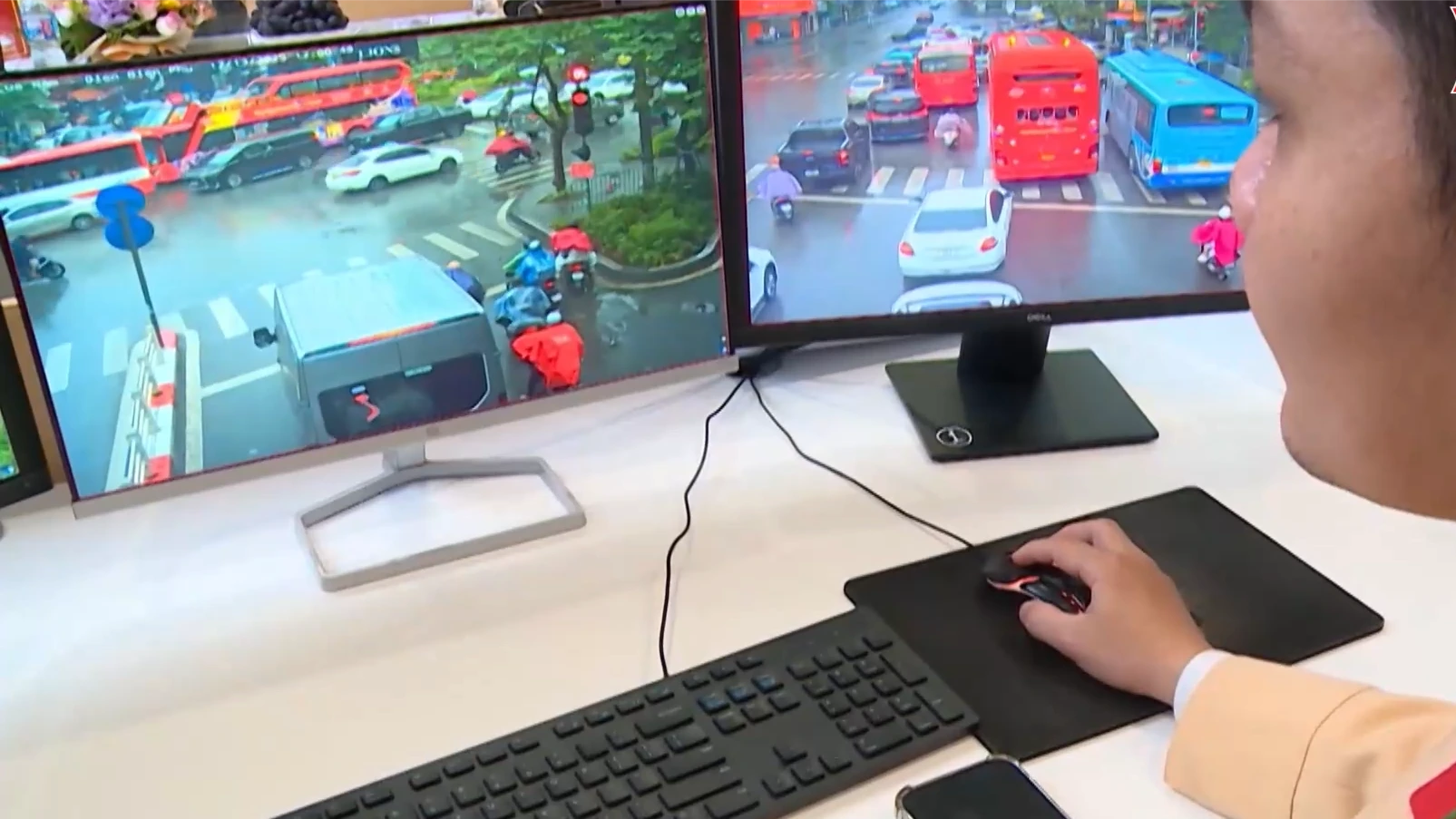 Đẩy mạnh ứng dụng camera AI bảo đảm giao thông an toàn 